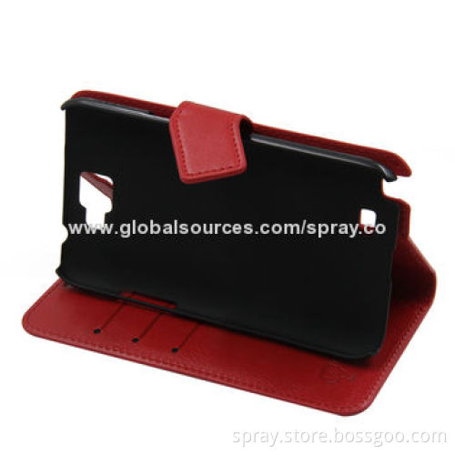 Flip Wallets with Radiation-proof Case for Samsung Galaxy Note 2, Various Types Available
